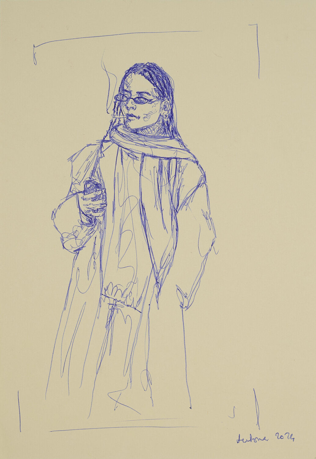 La fumeuse bleue Anaïs Devouge