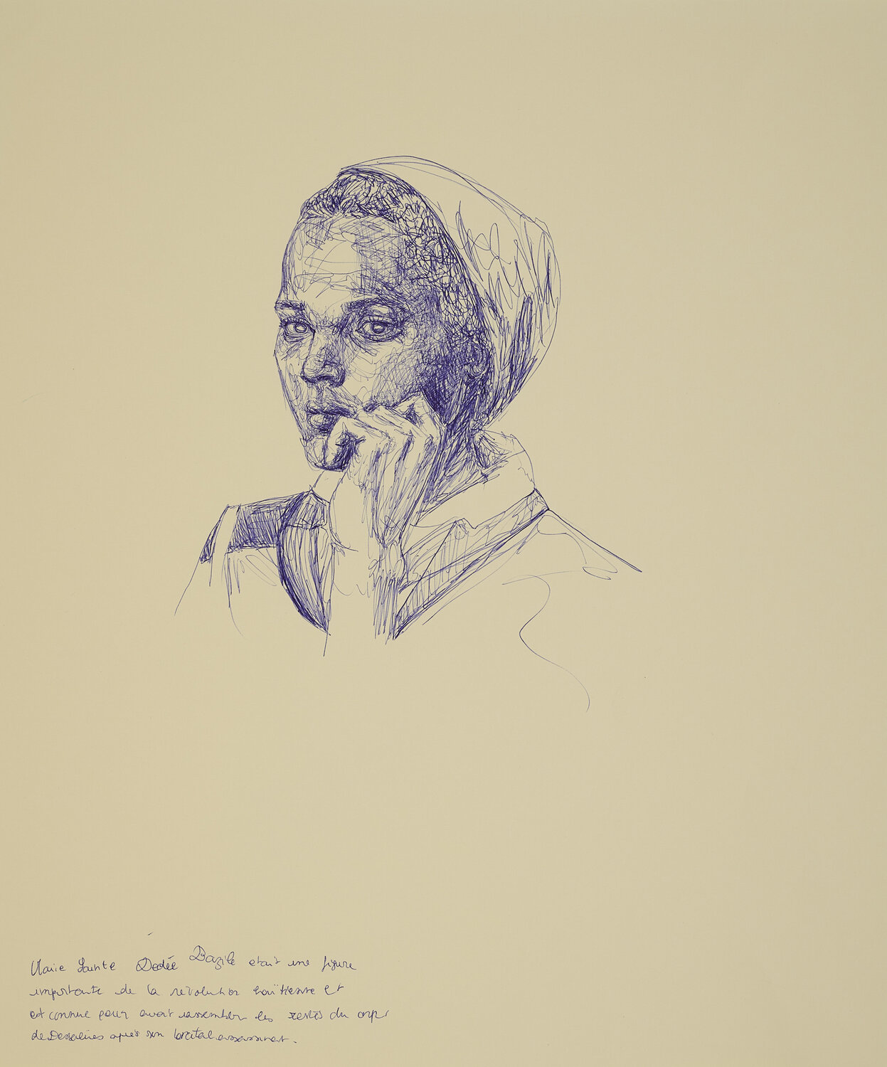 Portrait de Marie Sainte Dédée Bazile Anaïs Devouge