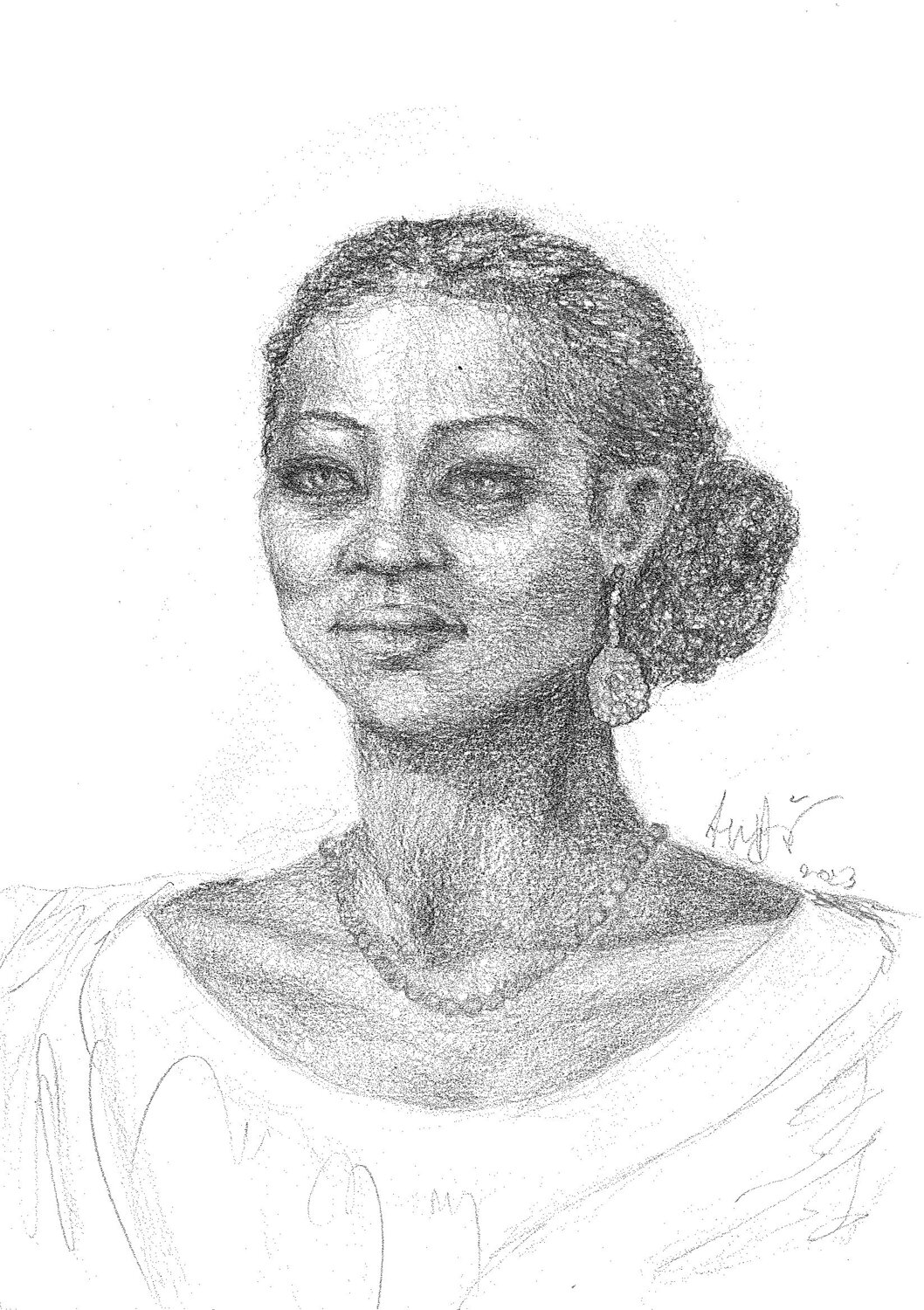 Portrait de la reine Anaïs Devouge