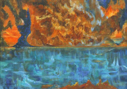 Mirage par M T MOLNER, Peinture en vente sur Singulart