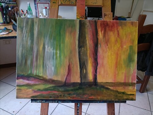 autunno -primavera von Donatella Chiocchi, Malerei kaufen auf Singulart