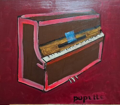 Al piano par Giulia Cattabriga, Peinture en vente sur Singulart
