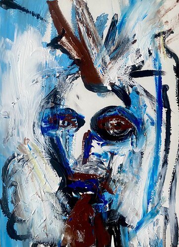 All these efforts in order to be heard at minus a hundred degrees in a cooler van CAR ACT AIR, Schilderij te koop op Singulart