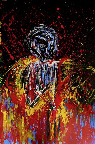 Gushing like a wave laughing in peace von CAR ACT AIR, Malerei kaufen auf Singulart