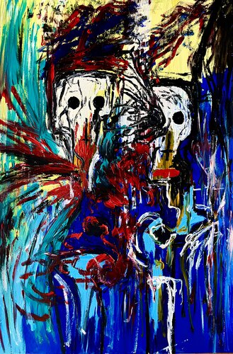 My brother leaved me van CAR ACT AIR, Schilderij te koop op Singulart