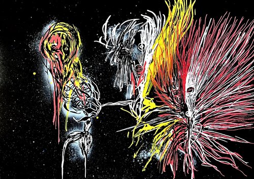 Clarifying the banal vision par CAR ACT AIR, Dessin en vente sur Singulart