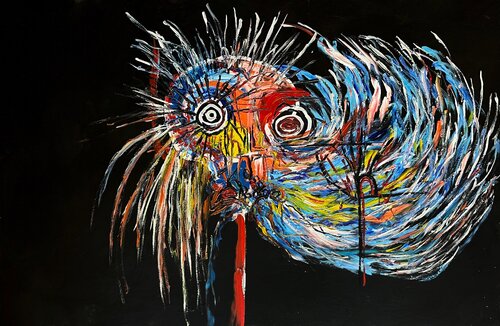 Colorful road van CAR ACT AIR, Schilderij te koop op Singulart