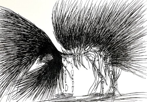 Neither rage nor suspended load von CAR ACT AIR, Zeichnungen kaufen auf Singulart