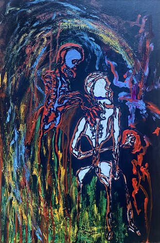 Face of reality van CAR ACT AIR, Schilderij te koop op Singulart