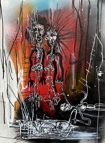 Takes away the absence by CAR ACT AIR, 소묘 for Sale on Singulart