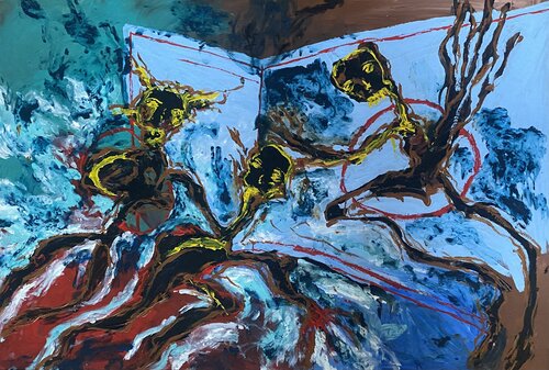 Eggs and bacon by CAR ACT AIR, Painting for Sale on Singulart