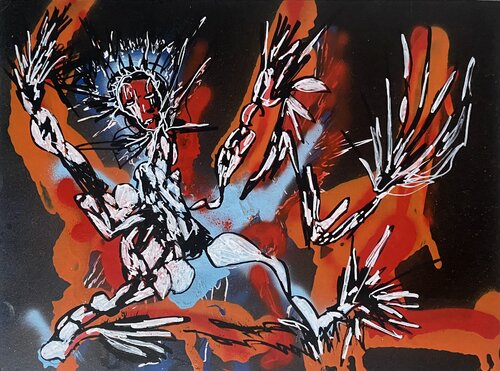 The gangrene of silence di CAR ACT AIR, Disegno in vendita su Singulart