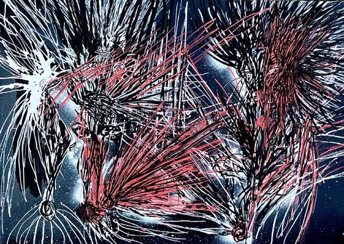 Always fear by CAR ACT AIR, Drawing for Sale on Singulart