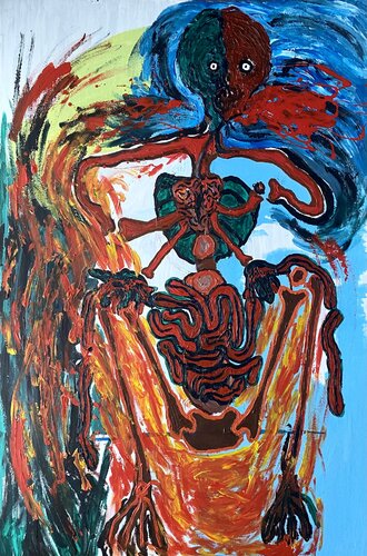 And blessed is the fruit of thy womb von CAR ACT AIR, Malerei kaufen auf Singulart