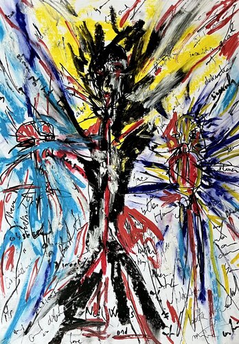 You are not the masters van CAR ACT AIR, Tekening te koop op Singulart