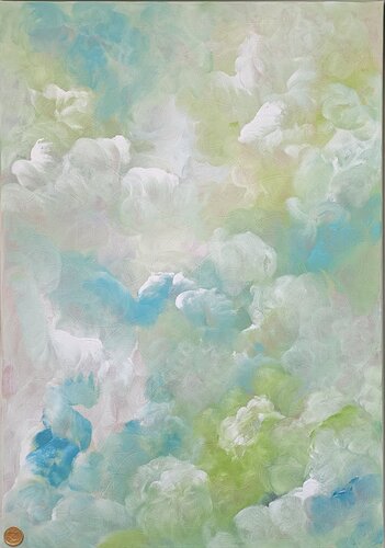 GOOD VIBES No. I by Art of K - Kathleen Simon, 회화 for Sale on Singulart