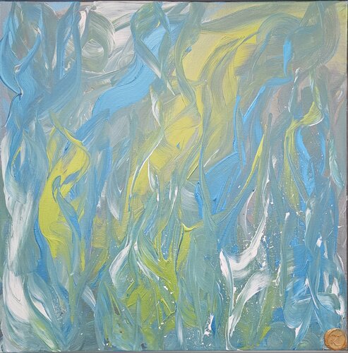 SOMEWHERE IN BETWEEN by Art of K - Kathleen Simon, Painting for Sale on Singulart