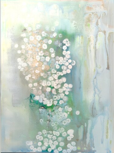 CASTLE IN THE SKY di Art of K - Kathleen Simon, Pittura in vendita su Singulart