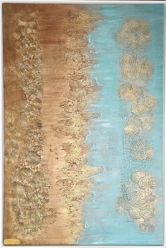 GOLD COAST van Art of K - Kathleen Simon, Schilderij te koop op Singulart