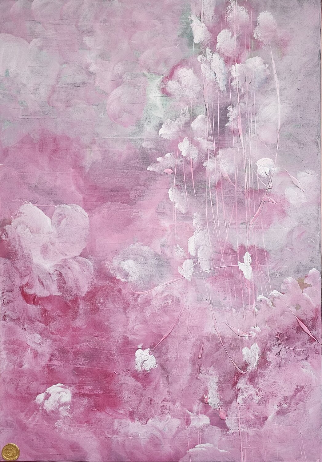 GOOD VIBES No. II Kathleen Simon Pintura original en venta
