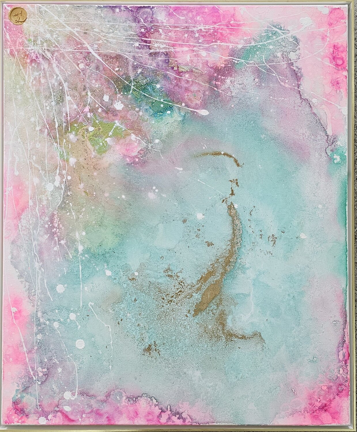 TREASURE ISLAND Art of K - Kathleen Simon Originalgemälde zu verkaufen