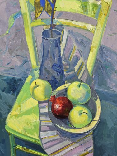Lines, Light and Fruit by Gulshaba Abbasova, 회화 for Sale on Singulart
