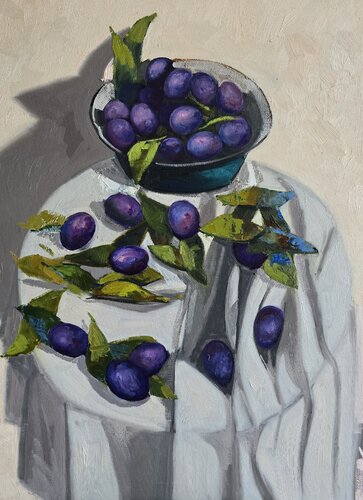 Shadows and Plums von Gulshaba Abbasova, Malerei kaufen auf Singulart