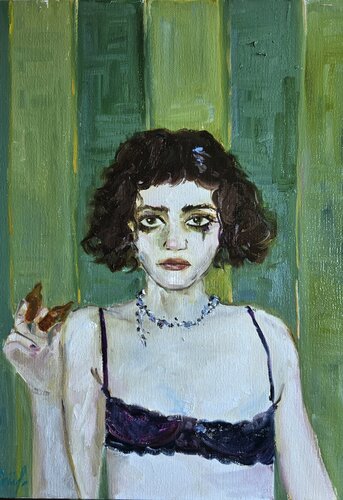 Fragile Strength von Gulshaba Abbasova, Malerei kaufen auf Singulart