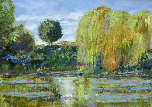 Willow by the Water van Gulshaba Abbasova, Schilderij te koop op Singulart