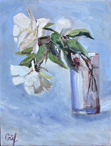 White Blossom von Gulshaba Abbasova, Malerei kaufen auf Singulart