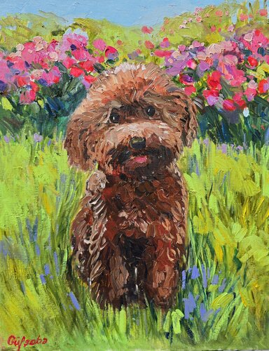 Sunny Buddy by Gulshaba Abbasova, 회화 for Sale on Singulart