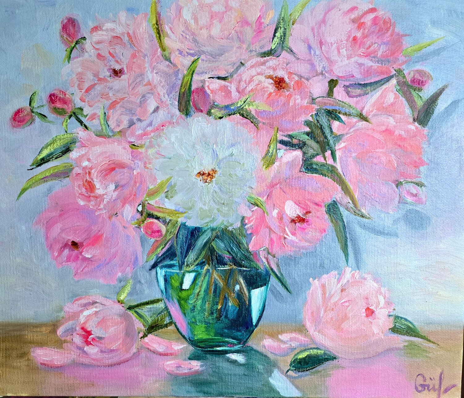 Pink Peonies Gulshaba Abbasova