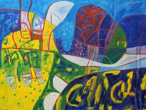 What Lies Beneath van John Freeman, Schilderij te koop op Singulart