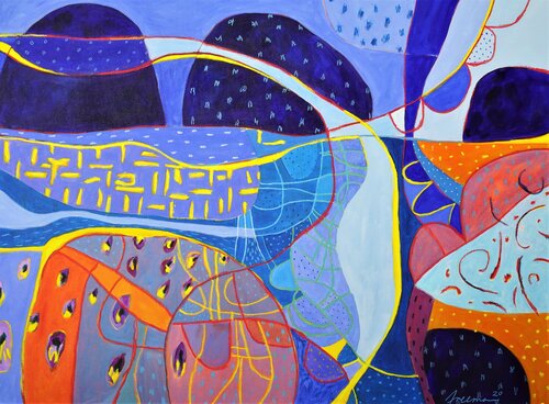 Expanding Radiance van John Freeman, Schilderij te koop op Singulart