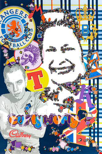 Queen Elisabeth - Scottish trip di Mister Marcus, Opera su carta in vendita su Singulart