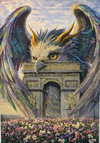 GRIFFON, The guardian of the silence victories by Aurelie FLAMMANG, 기타 매체 for Sale on Singulart