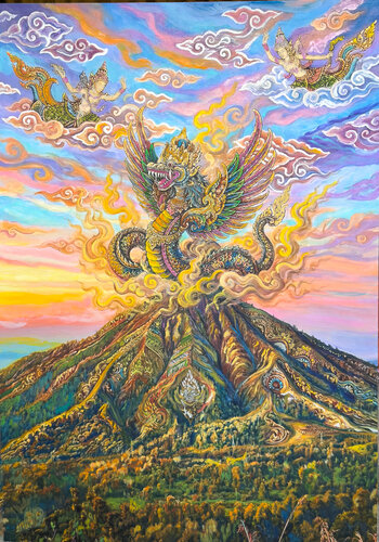 NAGA, Rise from its ashes by Aurelie FLAMMANG, 기타 매체 for Sale on Singulart