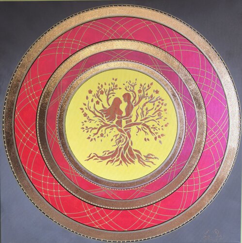 Harmony Couple van Lara Evo, Schilderij te koop op Singulart