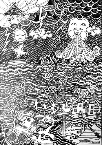 Deluge von Anthony Hodgson-Cru, Zeichnungen kaufen auf Singulart