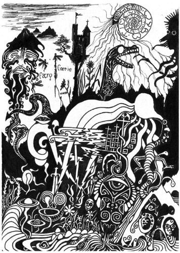 Timewyrm by Anthony Hodgson-Cru, デッサン for Sale on Singulart
