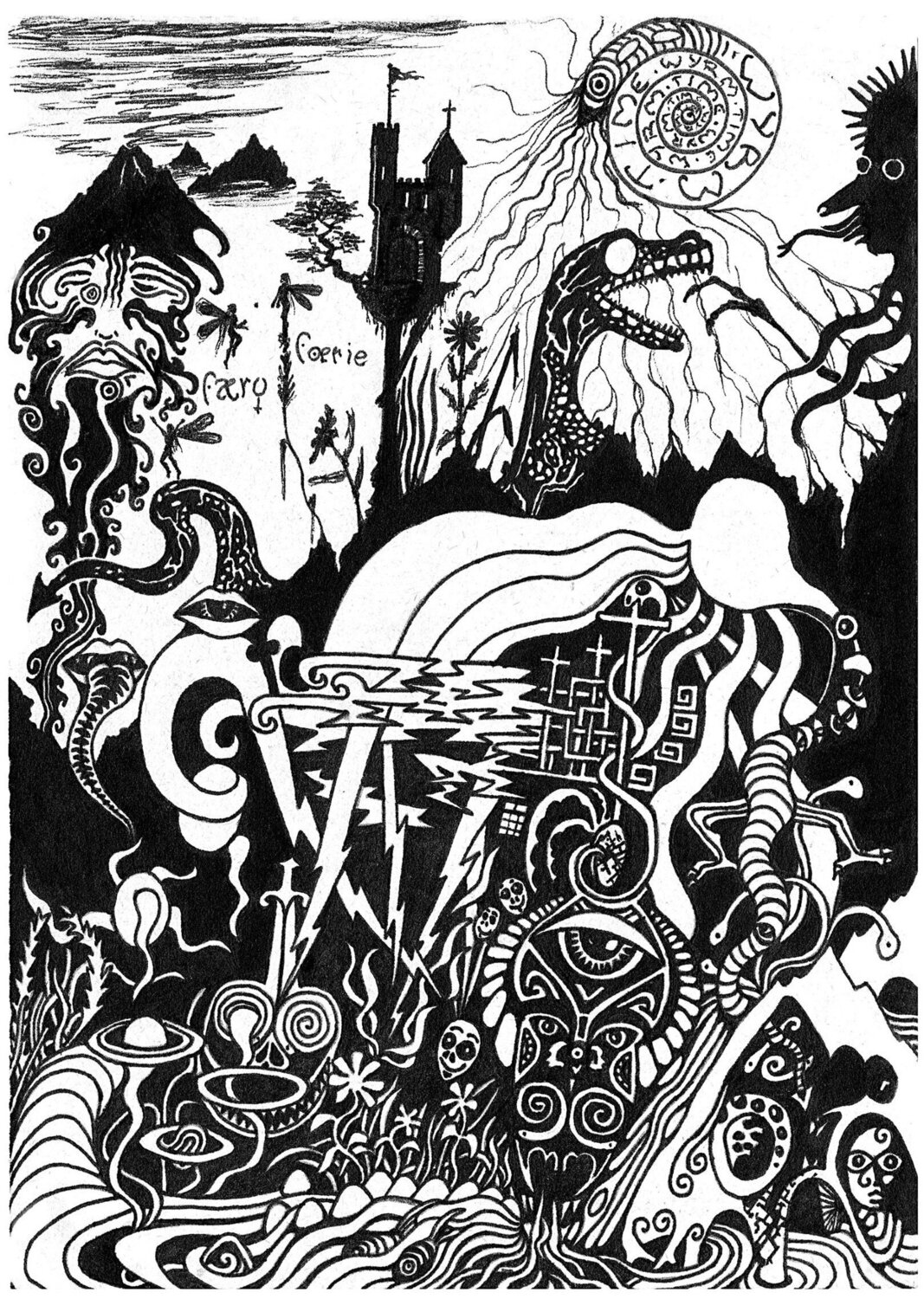Timewyrm Anthony Hodgson-Cru Zeichnungen zu verkaufen