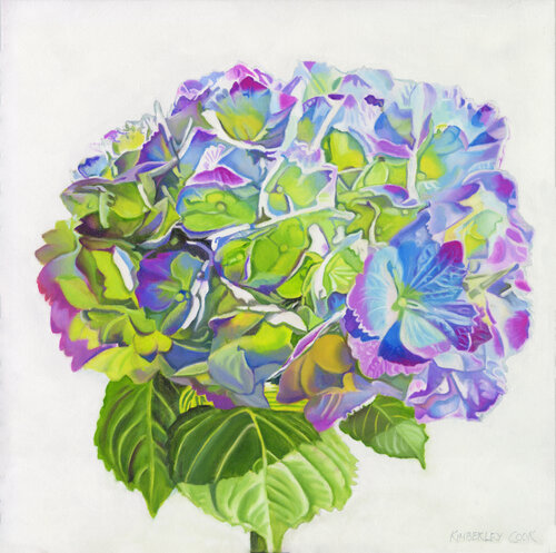 Becoming Blue van Kimberley Cook, Schilderij te koop op Singulart