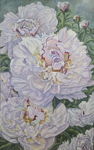 L'Amour Du Coeur van Kimberley Cook, Schilderij te koop op Singulart