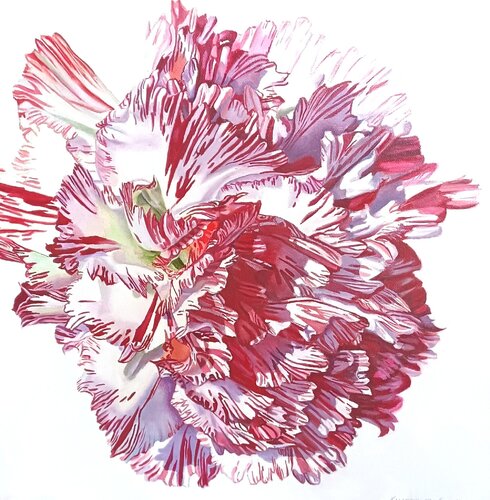 A T ouch of Crimson de Kimberley Cook, Pintura a la venta en Singulart