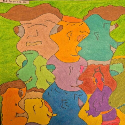 Abstract cartoon von Donna Sutherland, Zeichnungen kaufen auf Singulart
