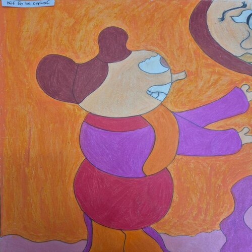 Abstract cartoon von Donna Sutherland, Zeichnungen kaufen auf Singulart