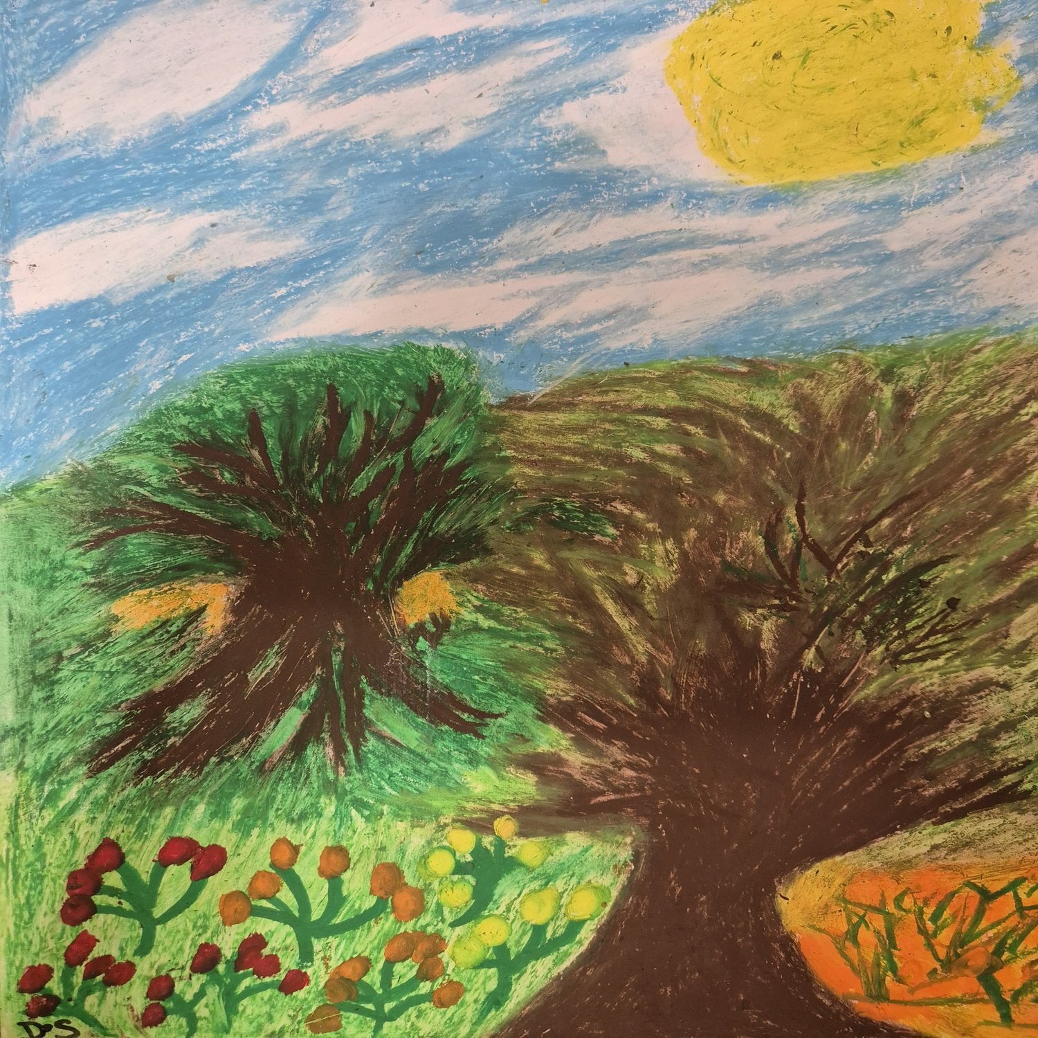 Abstract cartoon Donna Sutherland