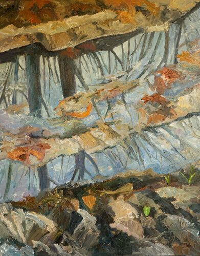 Trecker Spuren by Ute Meyer, Painting for Sale on Singulart