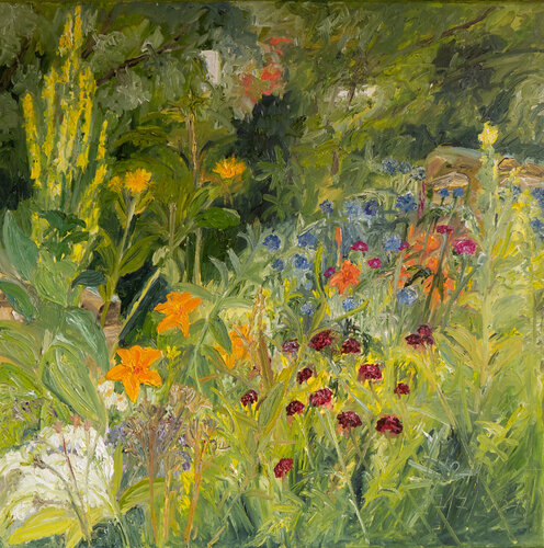 Gartenblick van Ute Meyer, Schilderij te koop op Singulart