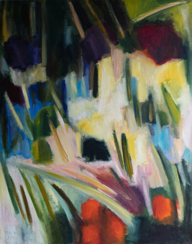 Im Garten II di Ute Meyer, Pittura in vendita su Singulart